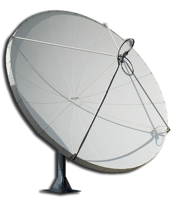 Challenger 3.8 Meter Prime Focus Satellite Antenna System